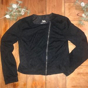 3/$12  Girls size 8/10 black Justice blazer